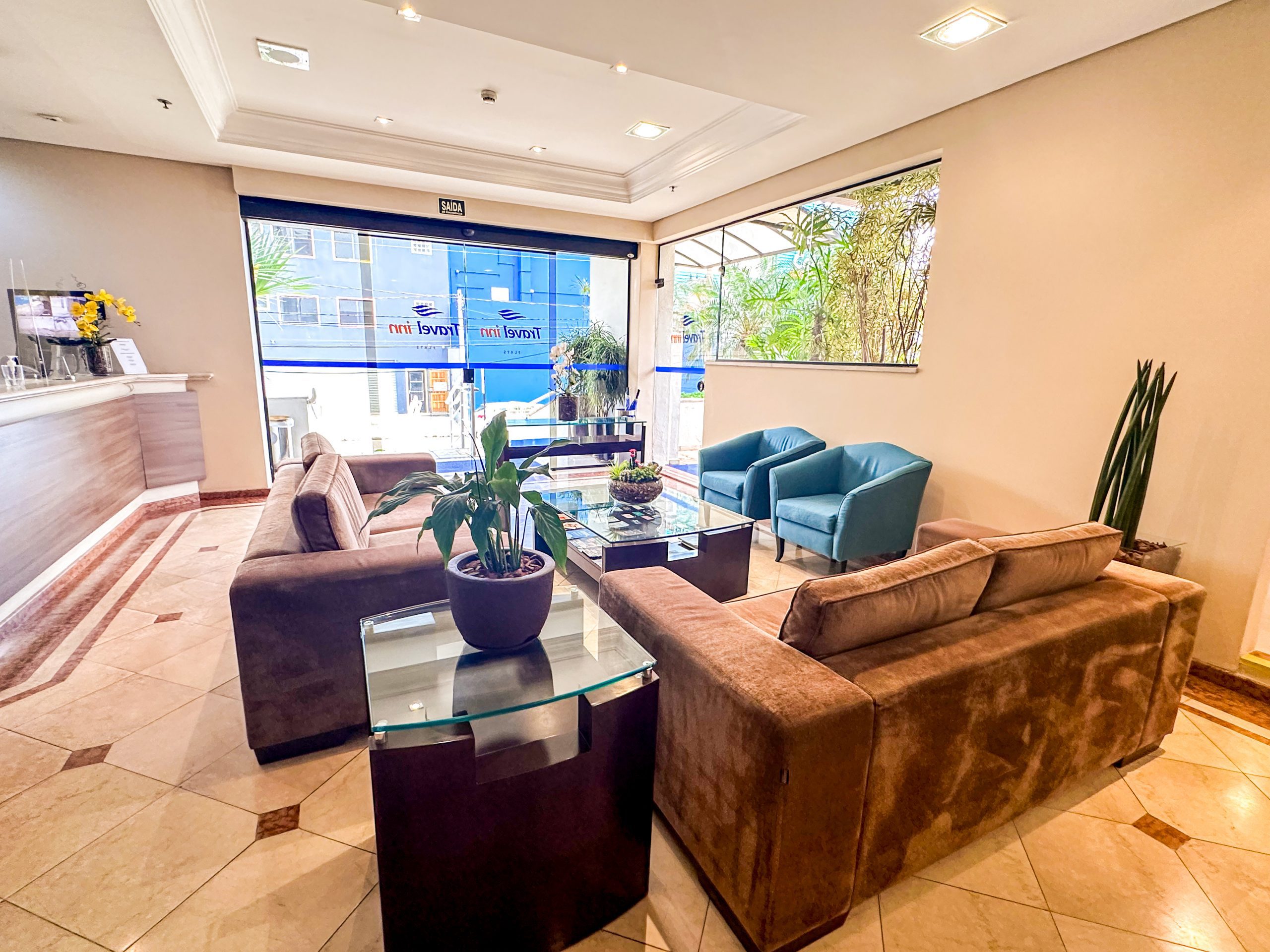 Lobby do Travel Inn Flats Jundiaí