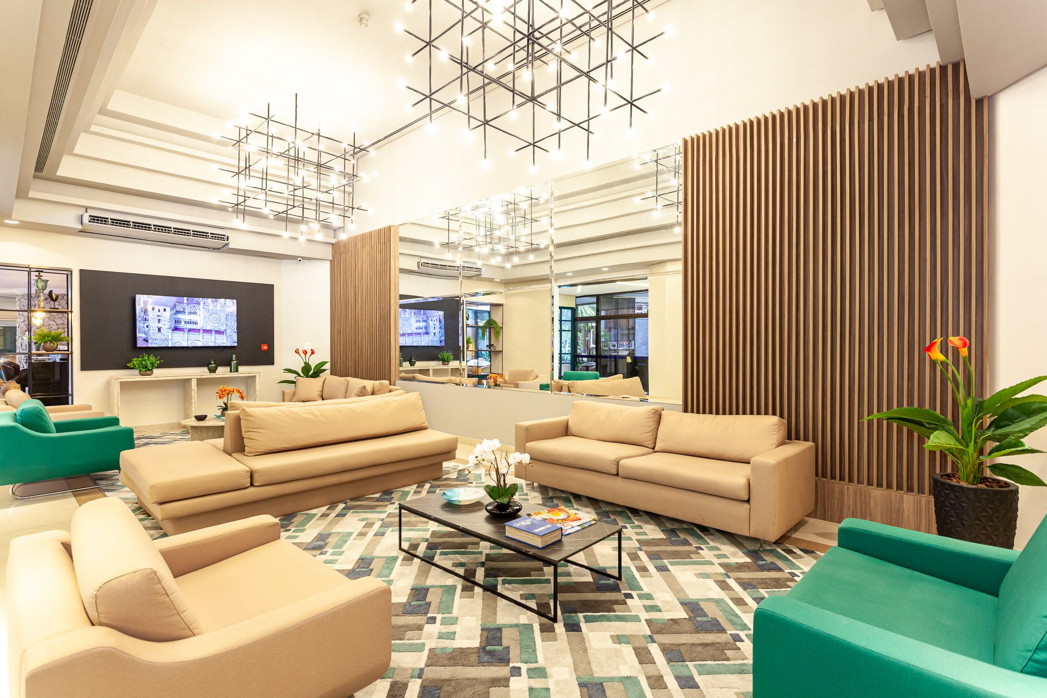 Lobby do Travel Inn Premium Flats Paulista Wall Street