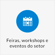 Feiras, workshops e eventos do setor